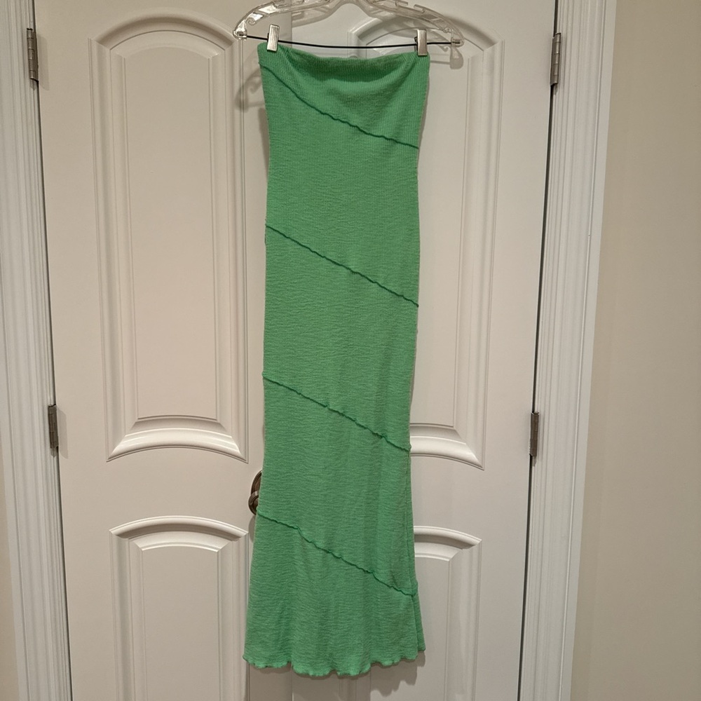 Princess Polly Green Strapless Maxi Dress
